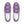 Charger l&#39;image dans la galerie, Lesbian Pride Classic Purple Slip-On Shoes
