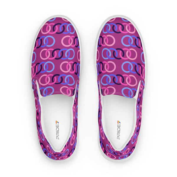 Omnisexual Pride Classic Violet Slip-On Shoes