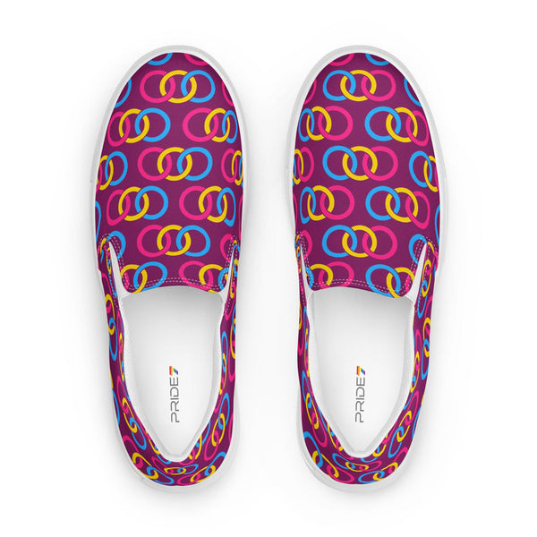 Pansexual Pride Classic Violet Slip-On Shoes