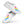 Charger l&#39;image dans la galerie, Pansexual Pride Modern White Slip-On Shoes
