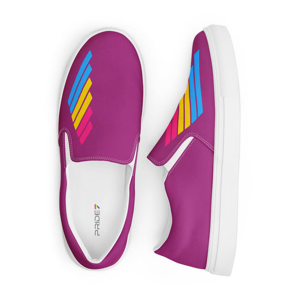 Pansexual Pride Modern Violet Slip-On Shoes