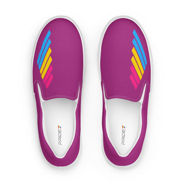 Pansexual Pride Modern Violet Slip-On Shoes