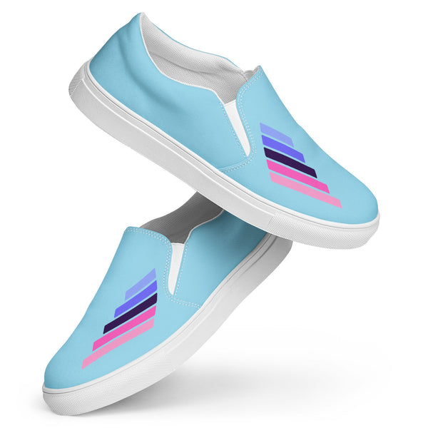 Omnisexual Pride Modern Blue Slip-On Shoes