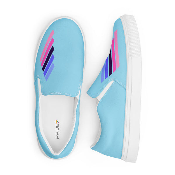 Omnisexual Pride Modern Blue Slip-On Shoes