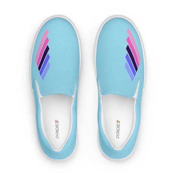 Omnisexual Pride Modern Blue Slip-On Shoes