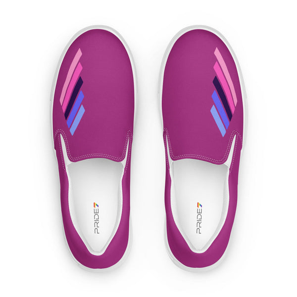 Omnisexual Pride Modern Violet Slip-On Shoes