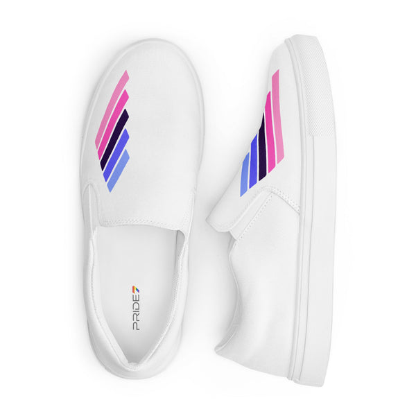 Omnisexual Pride Modern White Slip-On Shoes