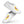 Laden Sie das Bild in den Galerie-Viewer, Intersex Pride Modern White Slip-On Shoes
