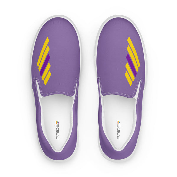 Intersex Pride Modern Purple Slip-On Shoes