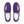 Charger l&#39;image dans la galerie, Genderqueer Pride Modern Purple Slip-On Shoes
