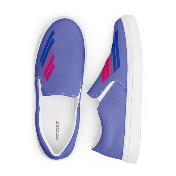 Bisexual Pride Modern Blue Slip-On Shoes