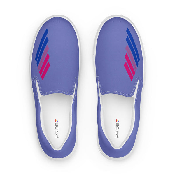 Bisexual Pride Modern Blue Slip-On Shoes