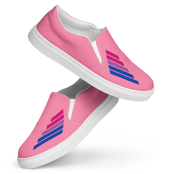 Bisexual Pride Modern Pink Slip-On Shoes