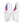 Charger l&#39;image dans la galerie, Bisexual Pride Modern White Slip-On Shoes
