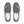 Charger l&#39;image dans la galerie, Asexual Pride Modern Gray Slip-On Shoes
