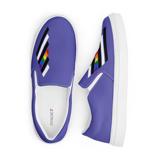 Ally Pride Modern Blue Slip-On Shoes