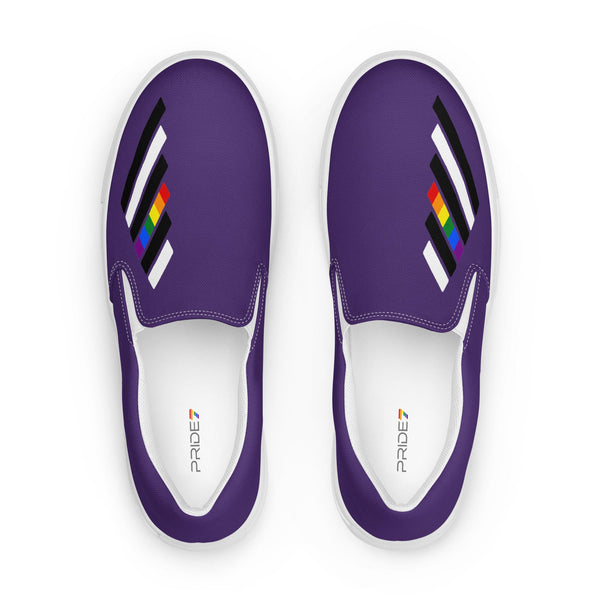 Ally Pride Modern Purple Slip-On Shoes