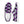 Laden Sie das Bild in den Galerie-Viewer, Asexual Pride Casual Purple Slip-On Shoes
