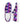 Laden Sie das Bild in den Galerie-Viewer, Genderfluid Pride Casual Purple Slip-On Shoes
