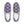 Charger l&#39;image dans la galerie, Genderqueer Pride Casual Purple Slip-On Shoes
