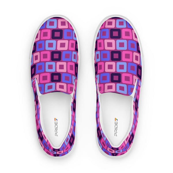 Omnisexual Pride Casual Violet Slip-On Shoes