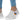 Load image into Gallery viewer, Pinstriped Gay Pride Gray Slip-On Shoes
