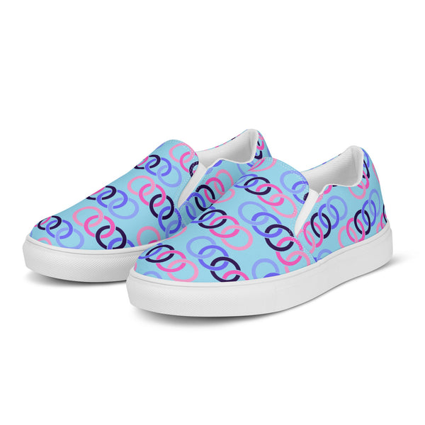 Omnisexual Pride Classic Blue Slip-On Shoes