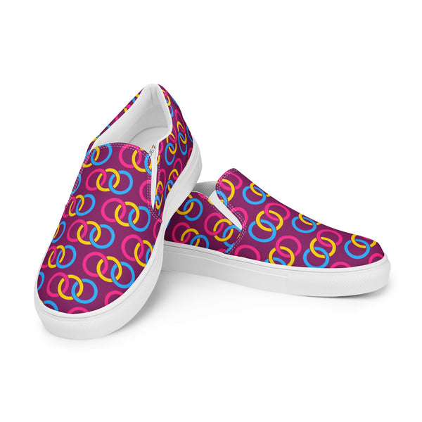 Pansexual Pride Classic Violet Slip-On Shoes