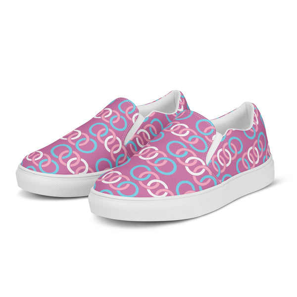 Transgender Pride Classic Pink Slip-On Shoes