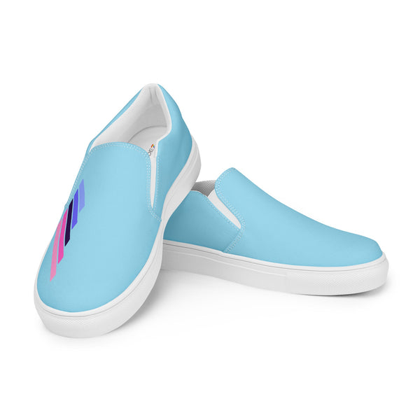 Omnisexual Pride Modern Blue Slip-On Shoes