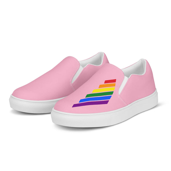 Gay Pride Modern Pink Slip-On Shoes