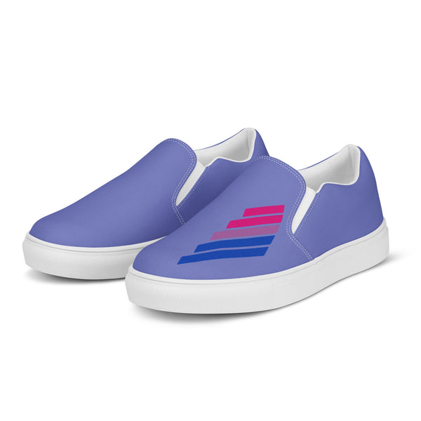 Bisexual Pride Modern Blue Slip-On Shoes