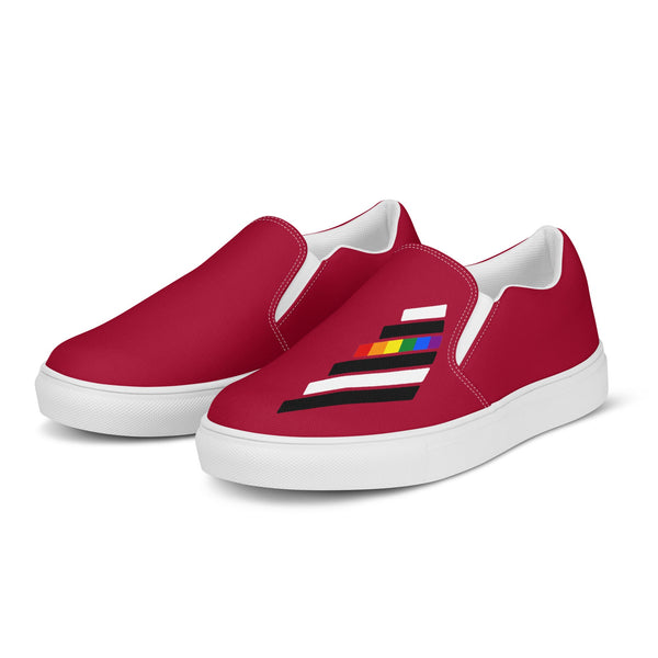 Ally Pride Modern Red Slip-On Shoes