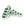 Load image into Gallery viewer, Agender Pride Casual Green Slip-On Shoes
