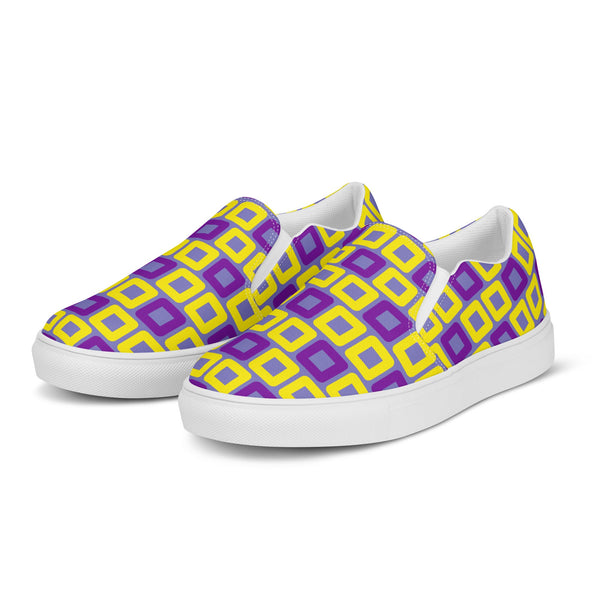 Intersex Pride Casual Purple Slip-On Shoes