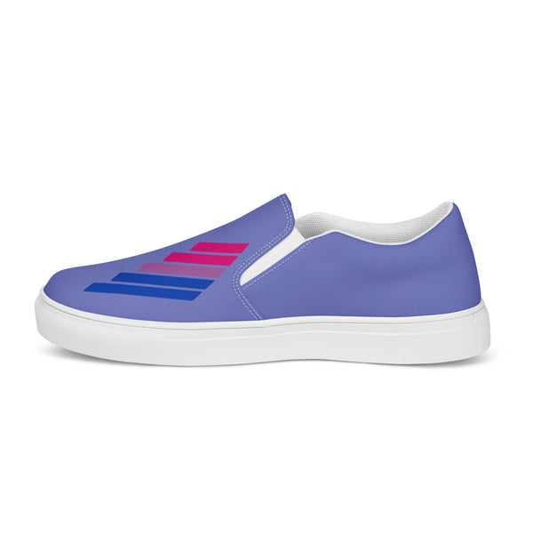 Bisexual Pride Modern Blue Slip-On Shoes