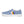 Load image into Gallery viewer, Pinstriped Gay Pride Blue Slip-On Shoes
