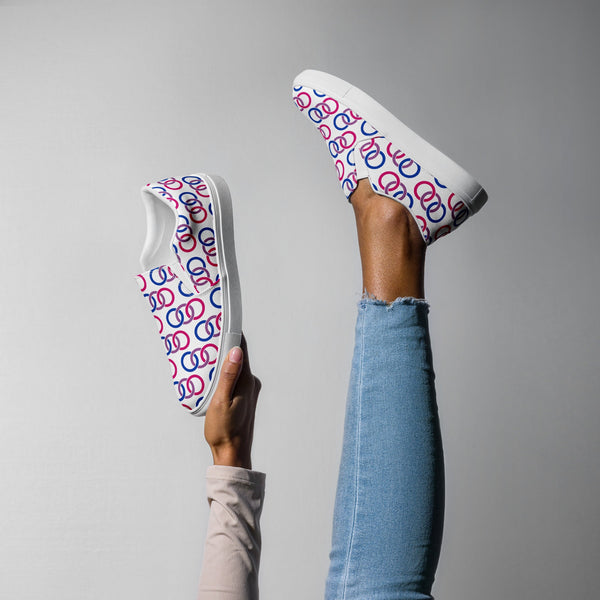 Bisexual Classic White Slip-On Shoes