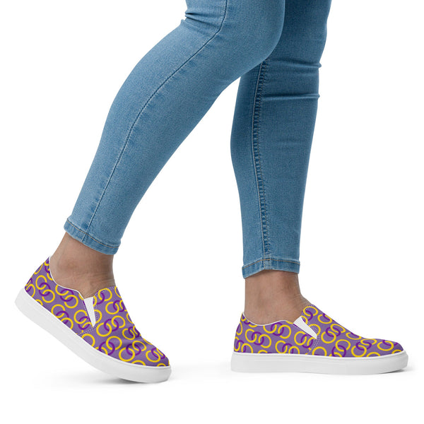 Intersex Pride Classic Purple Slip-On Shoes