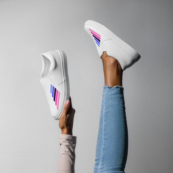 Omnisexual Pride Modern White Slip-On Shoes