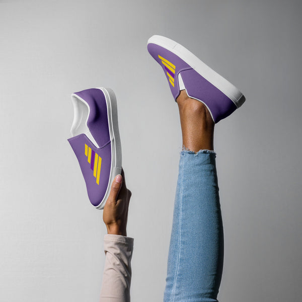 Intersex Pride Modern Purple Slip-On Shoes