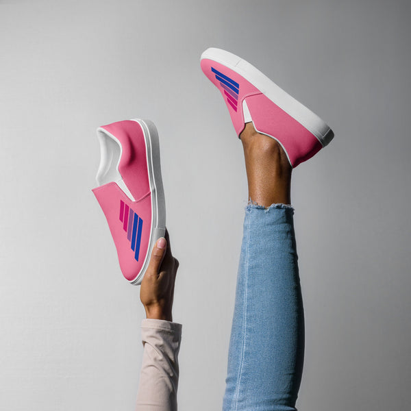 Bisexual Pride Modern Pink Slip-On Shoes