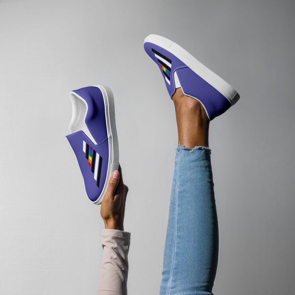 Ally Pride Modern Blue Slip-On Shoes