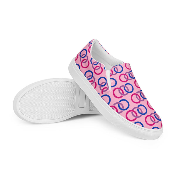 Bisexual Classic Pink Slip-On Shoes