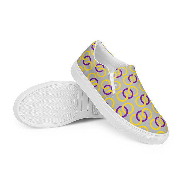 Intersex Pride Classic Gray Slip-On Shoes