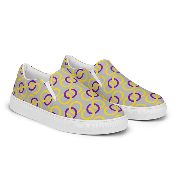 Intersex Pride Classic Gray Slip-On Shoes