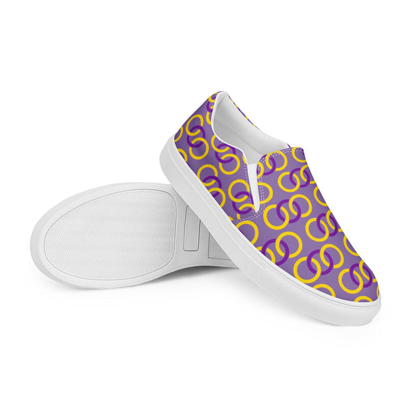 Intersex Pride Classic Purple Slip-On Shoes