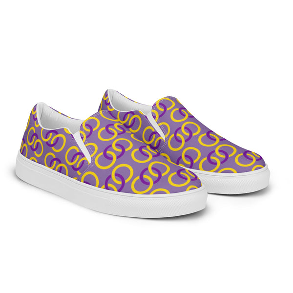 Intersex Pride Classic Purple Slip-On Shoes