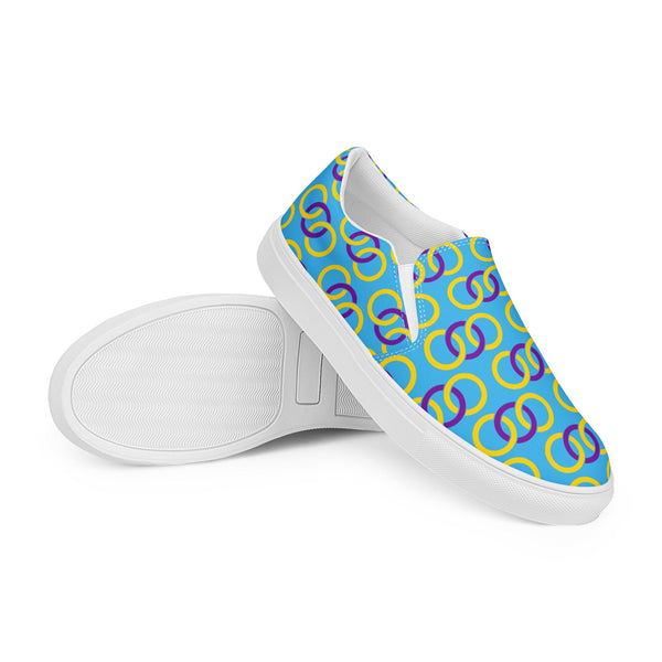 Intersex Pride Classic Blue Slip-On Shoes