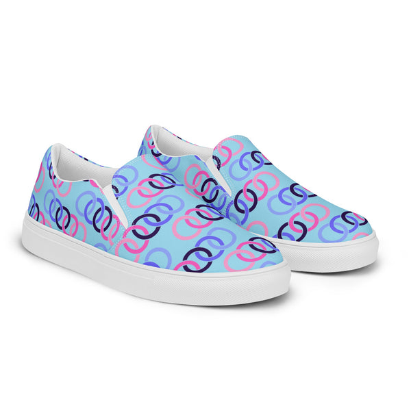 Omnisexual Pride Classic Blue Slip-On Shoes